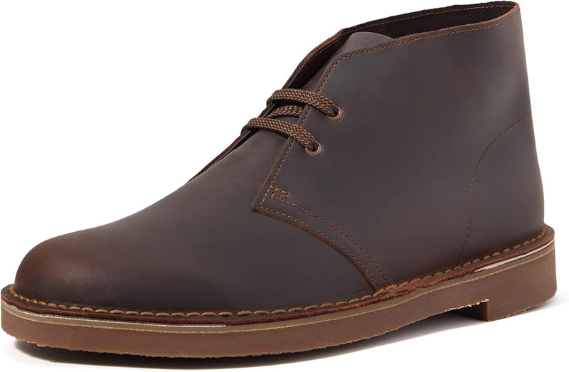 Clarks Herren Desert Boot Bushacre 3 Chukka-Stiefel 41 EU Dark Brown Lea, 41 EU Dark Brown Lea