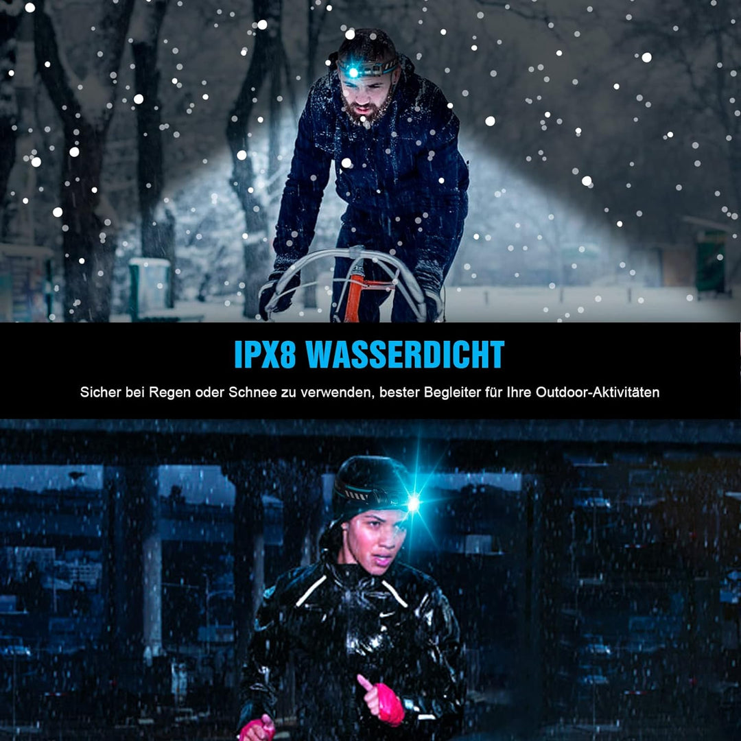 TrustFire Stirnlampe, Stirnlampe LED wiederaufladbar Kopflampe 1000 Lumen MC12 LED Stirnlampe Magnet