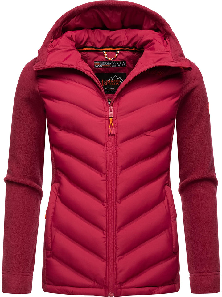 MARIKOO Damen leichte Übergangsjacke Steppjacke Mount Haruna S Fuchsia, S Fuchsia