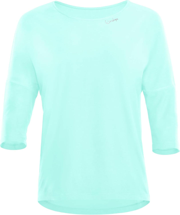 WINSHAPE Damen Functional Light and Soft ¾-arm Top Dt111ls Yoga-Shirt XS Delicate-mint, XS Delicate-