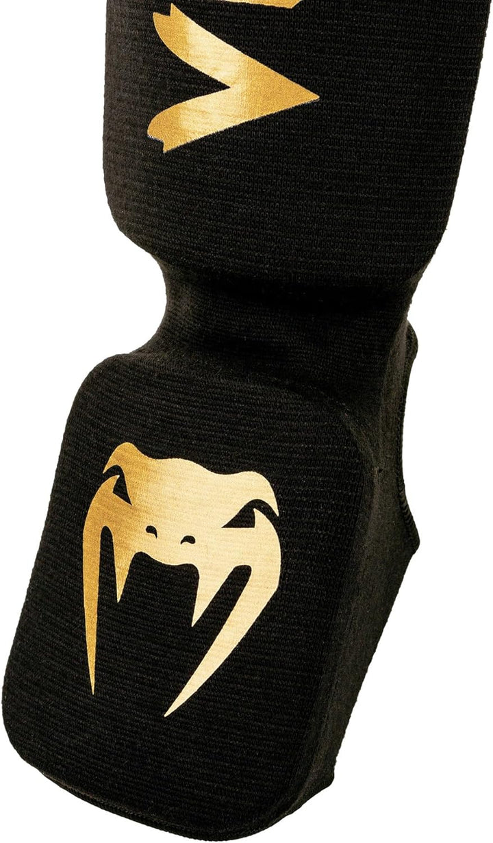 Venum Kontakt-Schienbeinschoner - Schwarz-Gold - XS