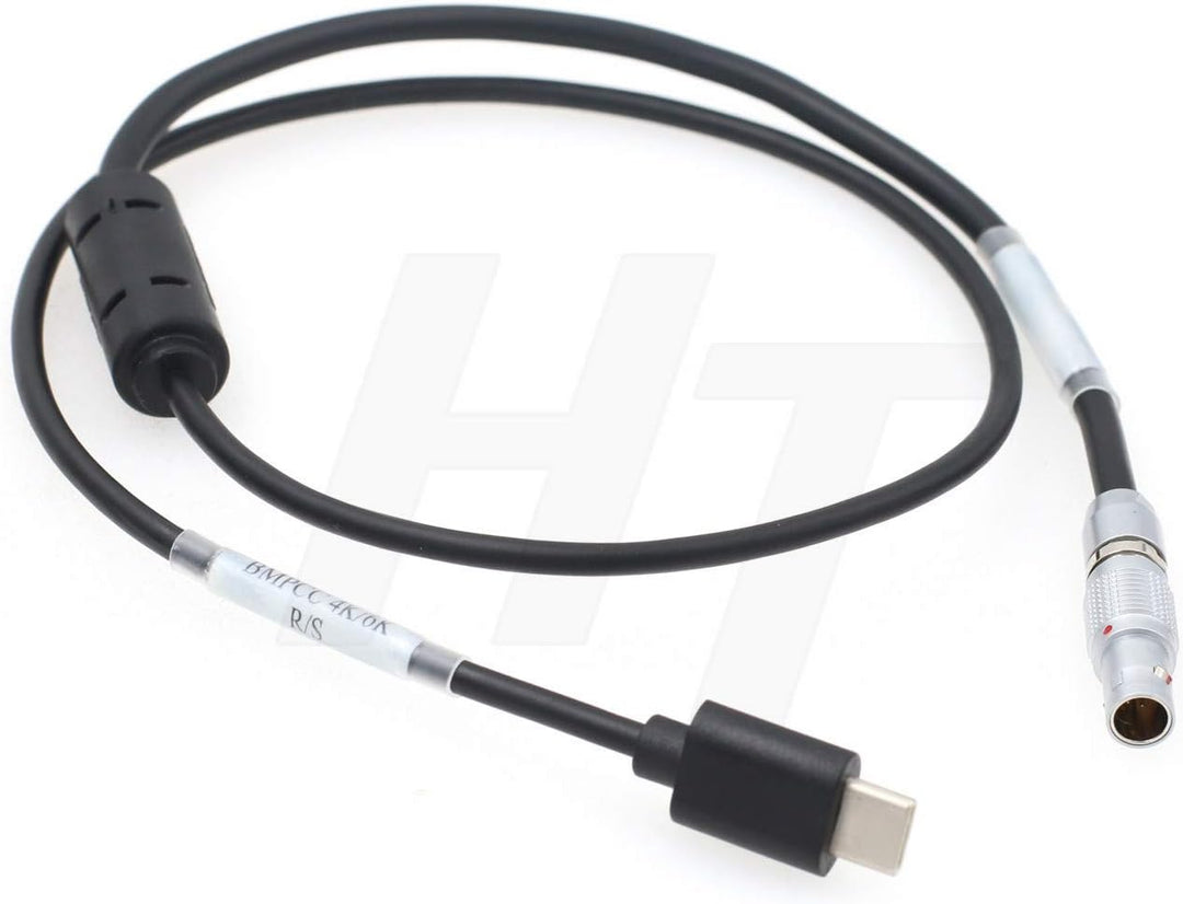 HangTon BMPCC 4K 6K Run Stop Kabel 7 Pin auf USBC für Tilta Nucleus-M Motor zu BlackMagic Pocket Cin