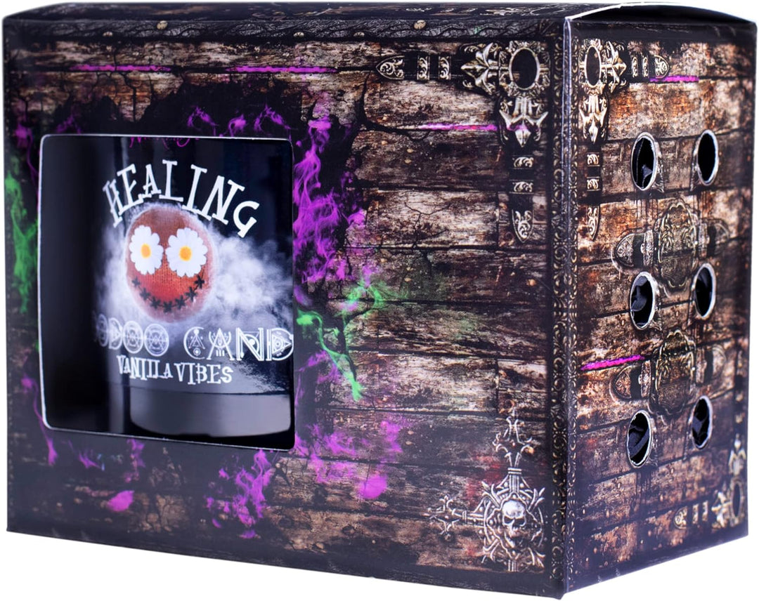 Naturally Wicked Voodoo Heilungs Kerze | inkl. Voodoo Puppe & Quarzkristall Zauberstab | Vegane Kris