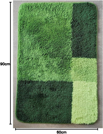 Spirella Prisco Green Grün Badteppich Badematte 60x90cm. Vorleger Swiss Design