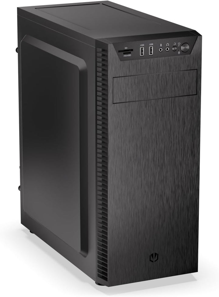 ENDORFY Armis 100 Solid, kleines ATX PC-Gehäuse, 120 mm Lüfter inklusive, bis zu 335 mm GPU, max. 16