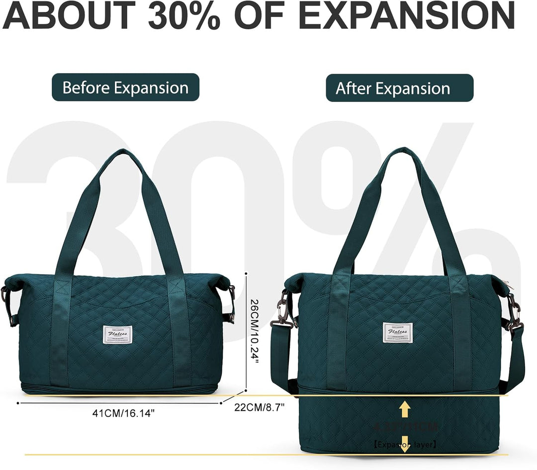Reisetasche Damen Sporttasche 40x20x25 Ryanair Handgepäck Tasche Weekender Bag Schwimmtasche Wasserd