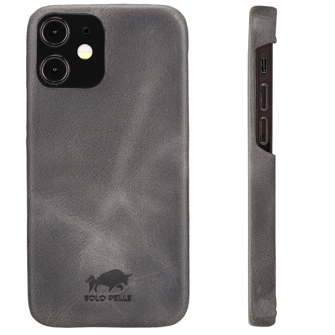 Solo Pelle Lederhülle für das Apple iPhone 12 Mini in 5.4 Zoll Princeton Case Leder Hülle Ledertasch