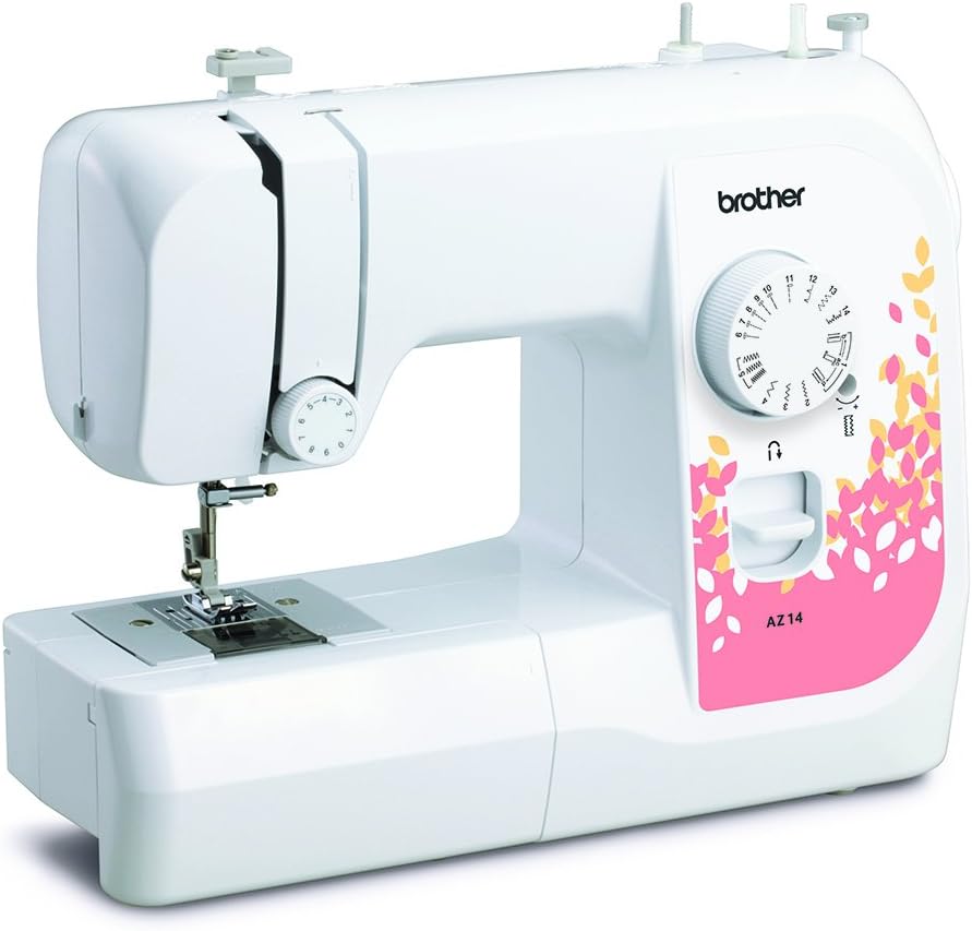 Brother AZ14 Nähmaschine (14 Stiche) Weiss, Rot 14 Stiche, Weiss, Rot 14 Stiche