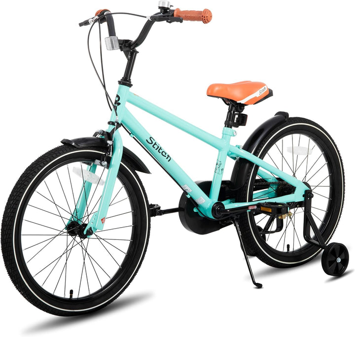 STITCH Kinderfahrrad 14/16/18/20 Zoll für Mädchen und Jungen im Alter von 3 bis 13 Jahren, 14/16/18/