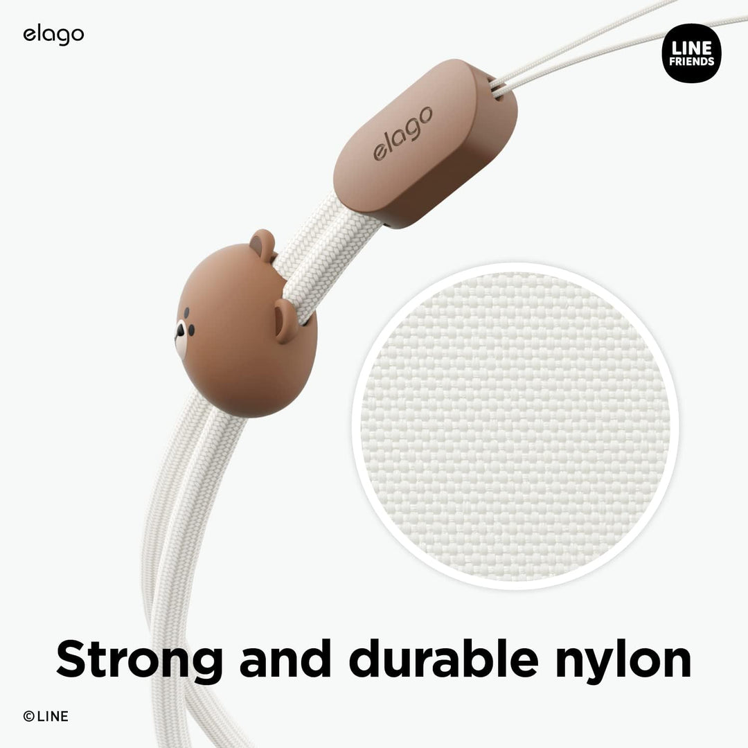 elago Line Friends Schlüsselband, Handschlaufe, Handy-Anhänger, Schlüsselanhänger, Anti-Stropfen, zu