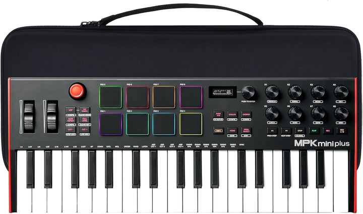 Lebakort Hart Schutz Hülle Etui Tasche für Akai Professional MPK Mini Plus - USB MIDI Keyboard Contr