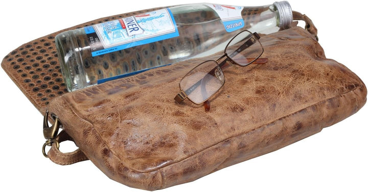 BILLY THE KID Addison Clutch Tasche Leder 31 cm