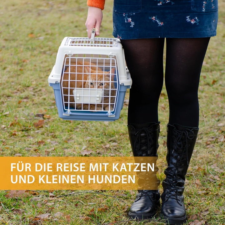 Ferplast Trasportino Cani Piccoli Trasportino Gatti max 12 Kg ATLAS 30 OPEN con Cuscino e Ciotola, T