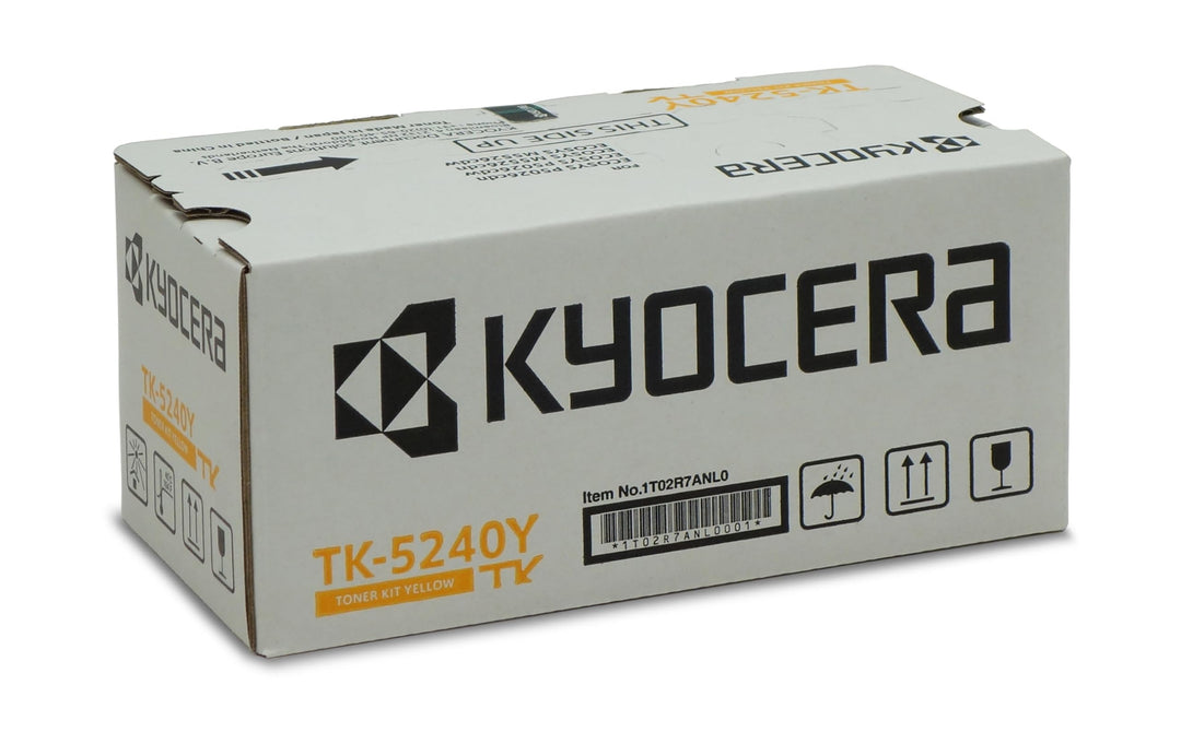 Kyocera TK-5240Y Toner Gelb, Original Tonerkartusche 1T02R7ANL0. Kompatibel für ECOSYS M5526cdn, ECO