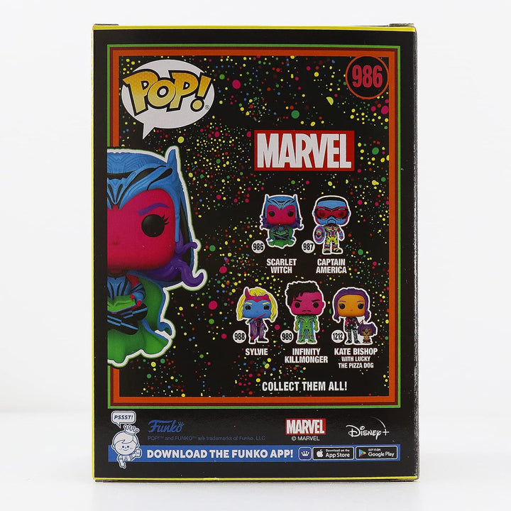 Funko Pop! Marvel: Wanda Vision - Scarlet Witch - (Blacklight) - WandaVision - Vinyl-Sammelfigur - G