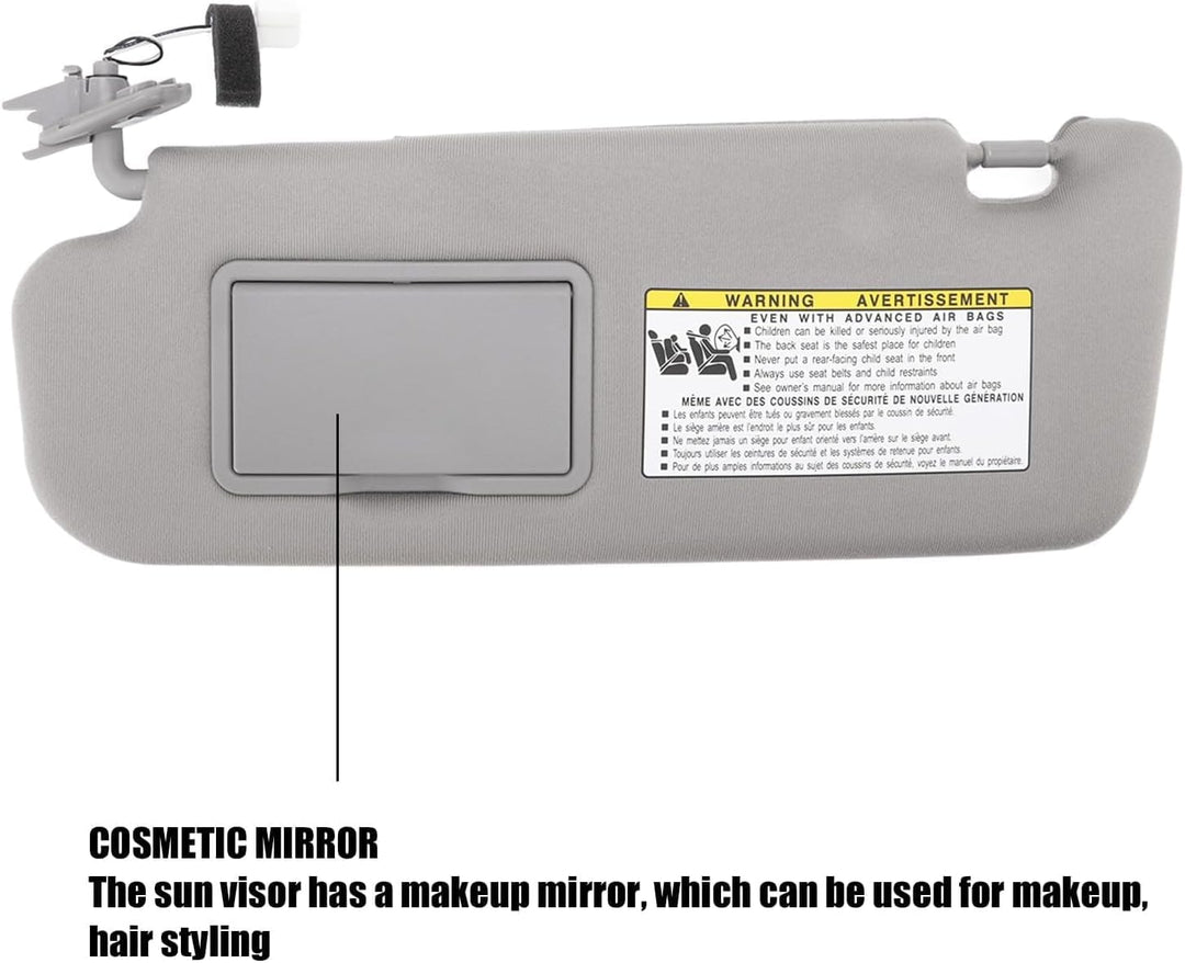 Auto-Sonnenblende, Sonnenblende, Grau, -blockierend, 852013K010QD, Ersatz für Sonata 2006-2008 (RECH