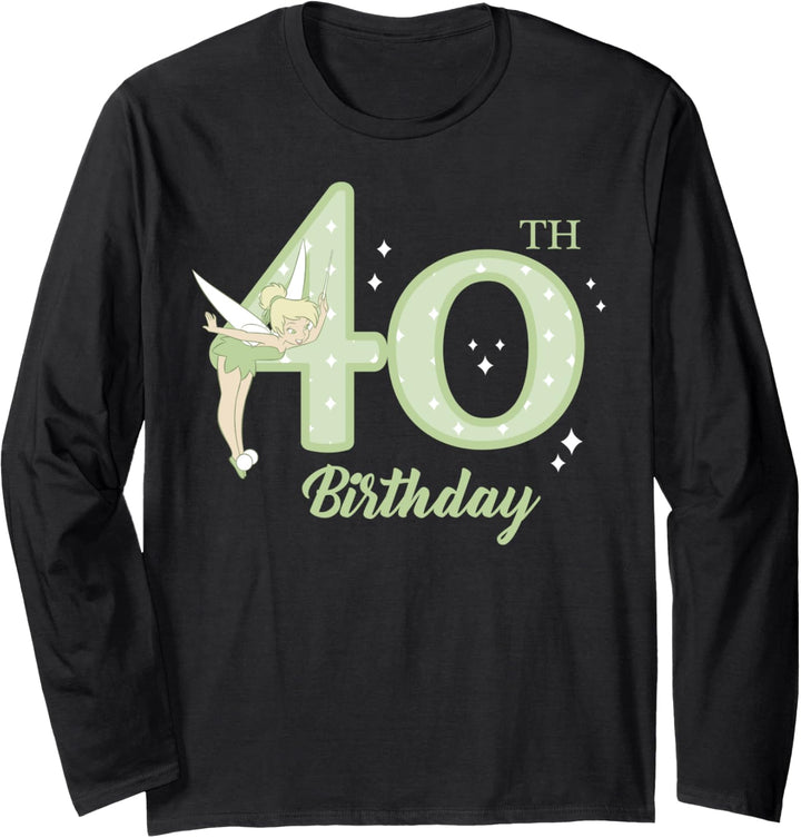 Disney Peter Pan 40th Birthday Tinkerbell Portrait Sweater Langarmshirt