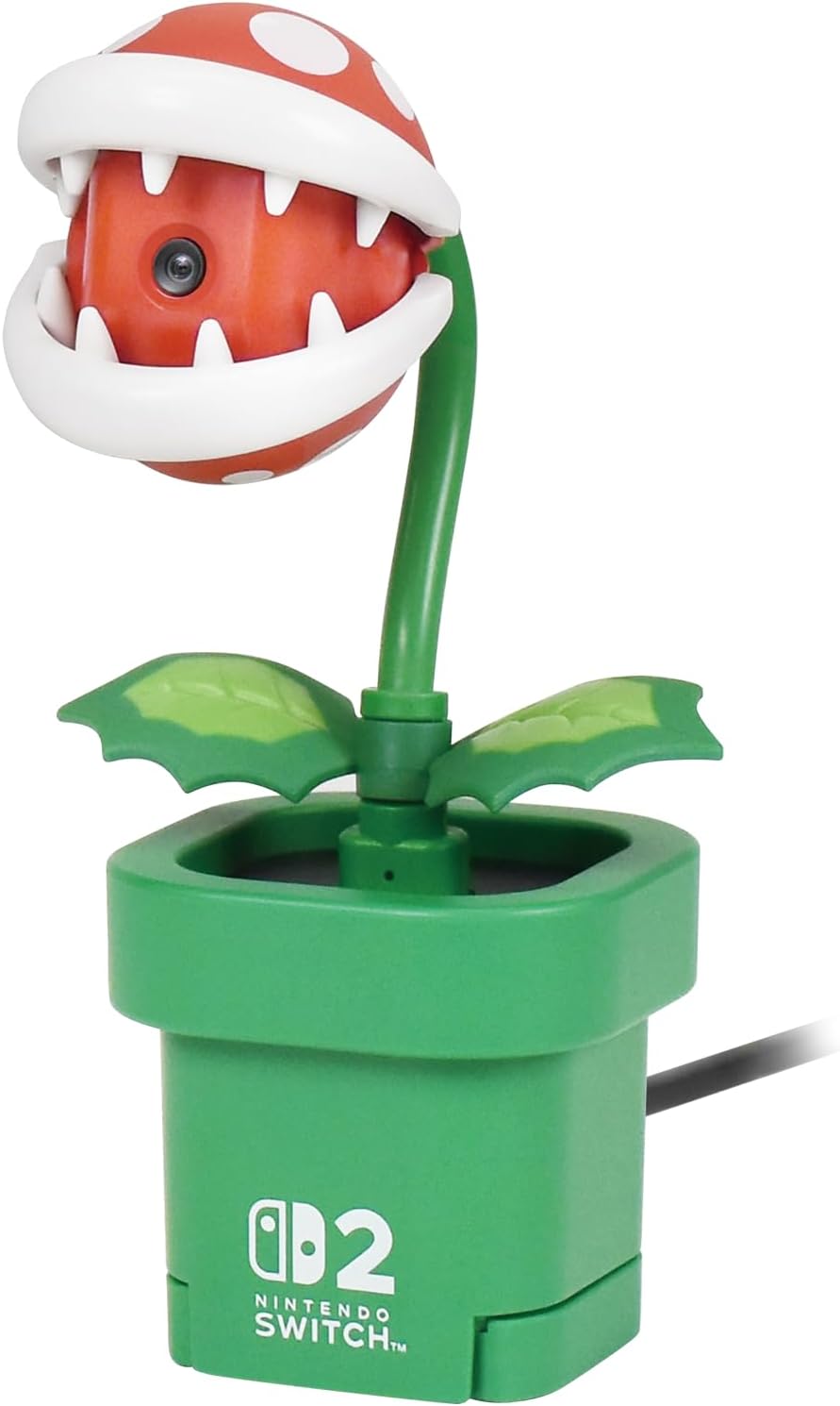 HORI Super Mario Piranha Plant Camera Stand for Nintendo Switch 2, Official Licensed Product