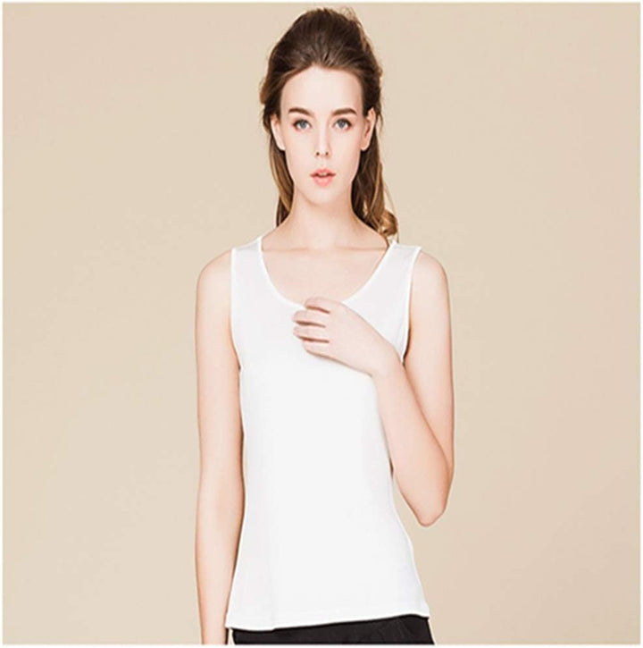 Egurs Damen Tank Top aus 100% Natur Seide,Komfortabel