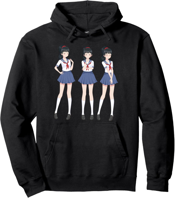 Kawaii Japanese manga otaku anime girls Pullover Hoodie