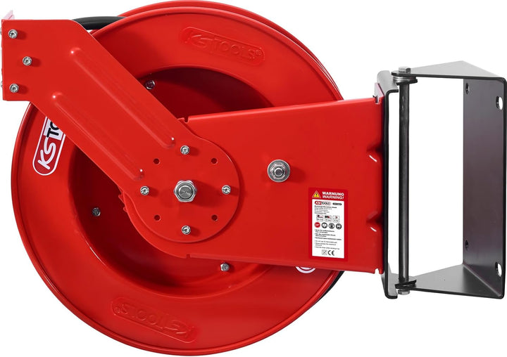 KS Tools 515.3425 Druckluft-Schlauchaufroller Ø10 mm, Anschluss 3/8", 20 m