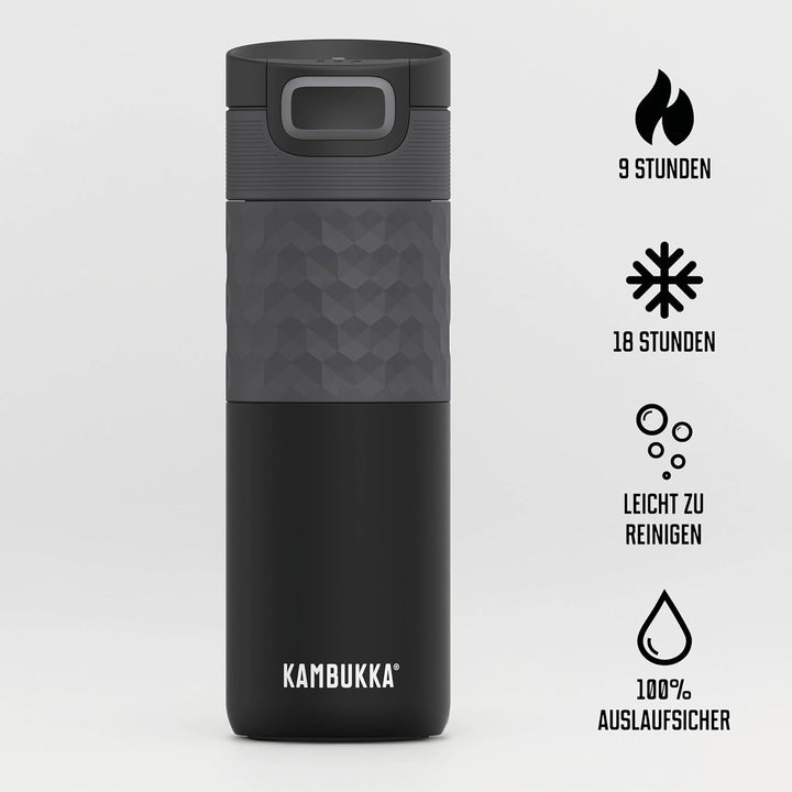 Kambukka Thermobecher 500ml - Kaffeebecher to go aus Edelstahl - Auslaufsicher & dicht - Isolierbech