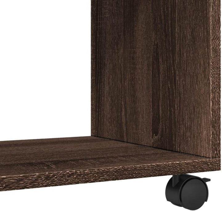 vidaXL Rollschrank, Rollcontainer mit Offenem Design, Aktenschrank für Büro Wohnzimmer, Büroschrank