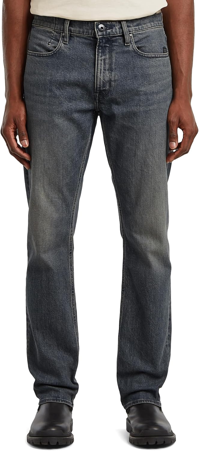 G-STAR Herren Mosa Straight Jeans 27W / 30L Blau (Antic Sand Blast D23692-d775-g803), 27W / 30L Blau