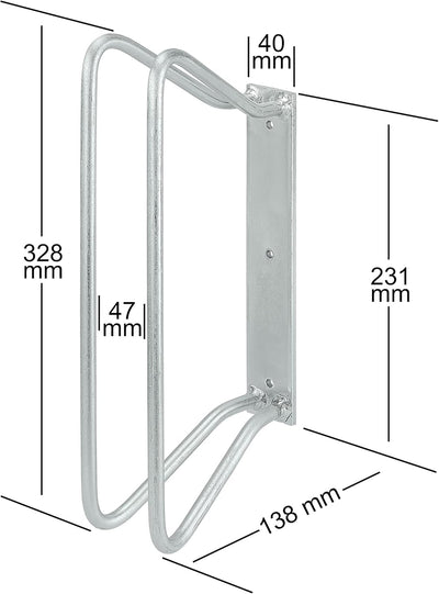 VORMANN Fahrradständer Fahrradhalter Einzel-Fahrradhalter Fahrradhaken Wandhalter Halterung für Fahr