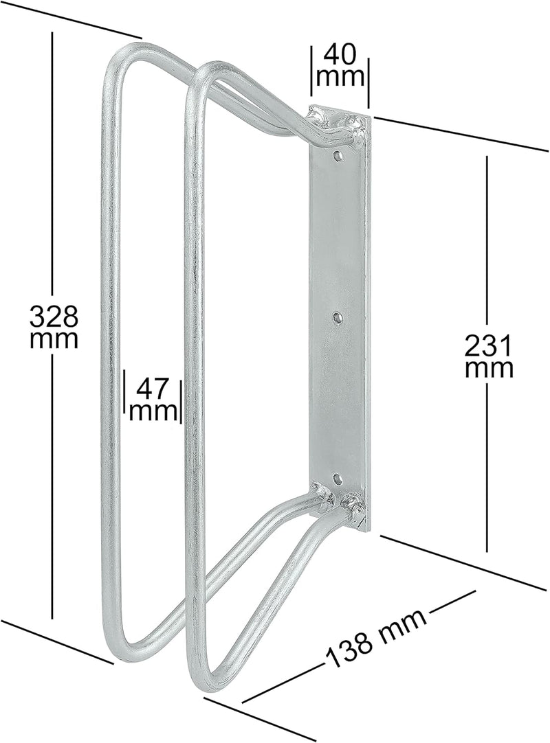 VORMANN Fahrradständer Fahrradhalter Einzel-Fahrradhalter Fahrradhaken Wandhalter Halterung für Fahr