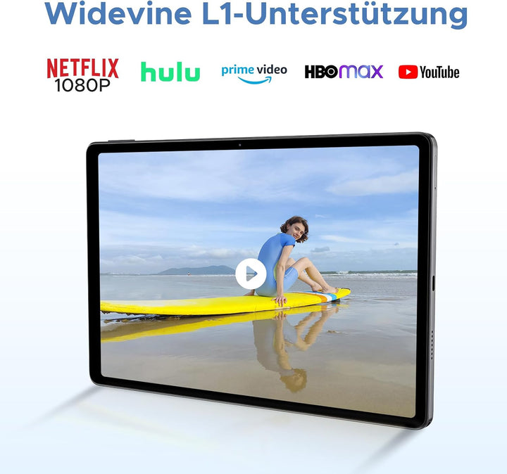 U11 Pro Android 16 Tablet 11 Zoll Tablet mit Tastatur, Stift, Maus, Hülle, 30GB+256GB (2TB TF) Netfl