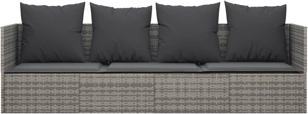 Tidyard Sonnenliege Gartenliege Gartensofa Gartenbett Relaxliege Freizeitliege Rattanliege Outdoor L