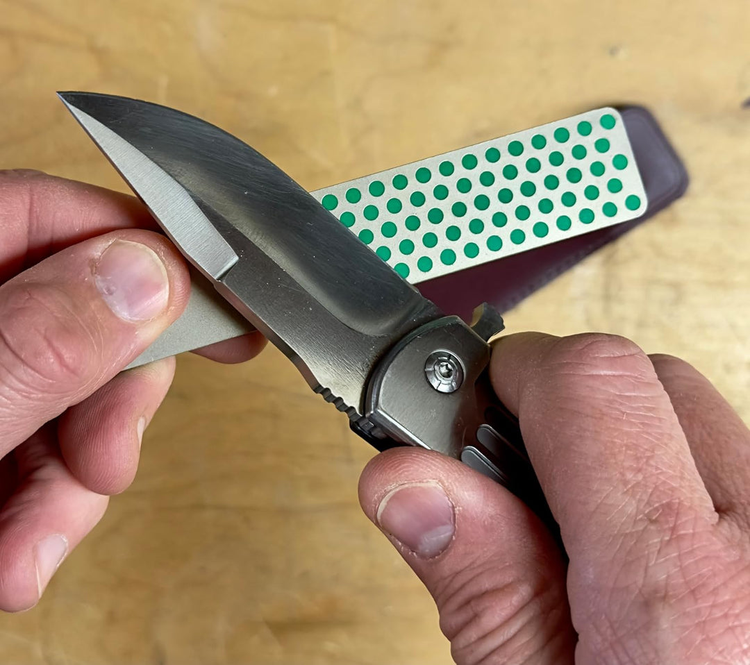 DMT Mechaniker Diamant-Schärfstein 11 cm / 4 Zoll mit 2,5 cm durchgehender Diamantoberfläche, extraf