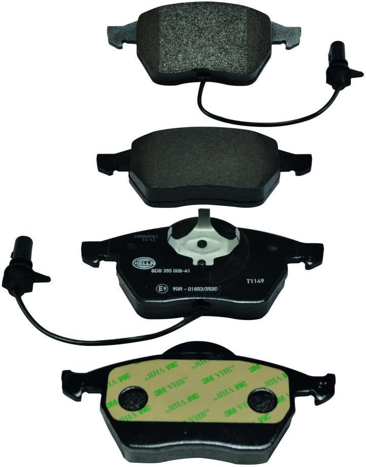 HELLA PAGID 8DB 355 008-411 Bremsbelagsatz - T1149 - Dicke/Stärke: 20.4mm - Bremssystem: Teves - mit