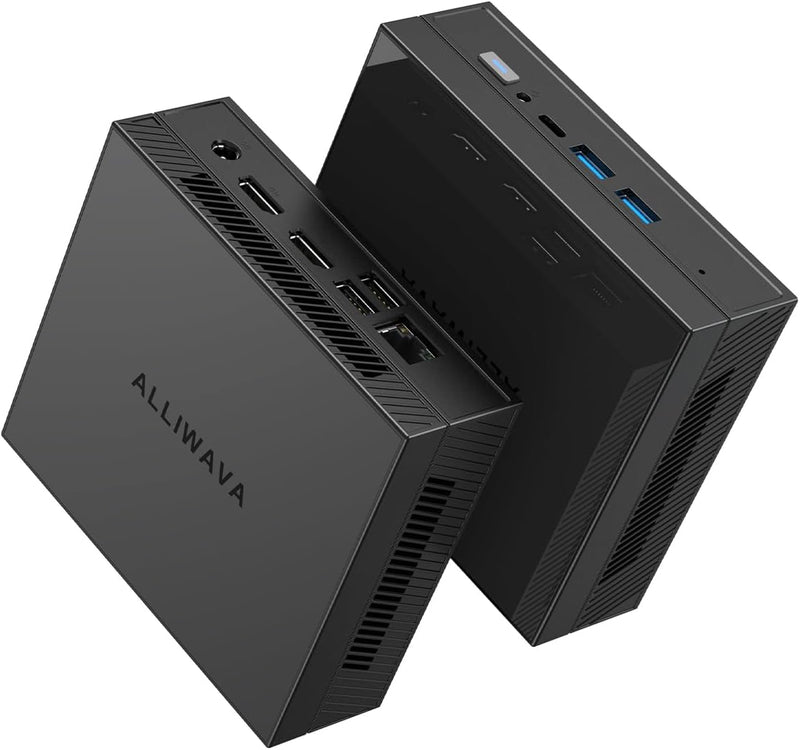 ALLIWAVA Mini PC Wi11 Pro, GX55 Intel 11th Gen Celeron N5105(up to 2.9 GHz) Intel UHD Graphics Mini