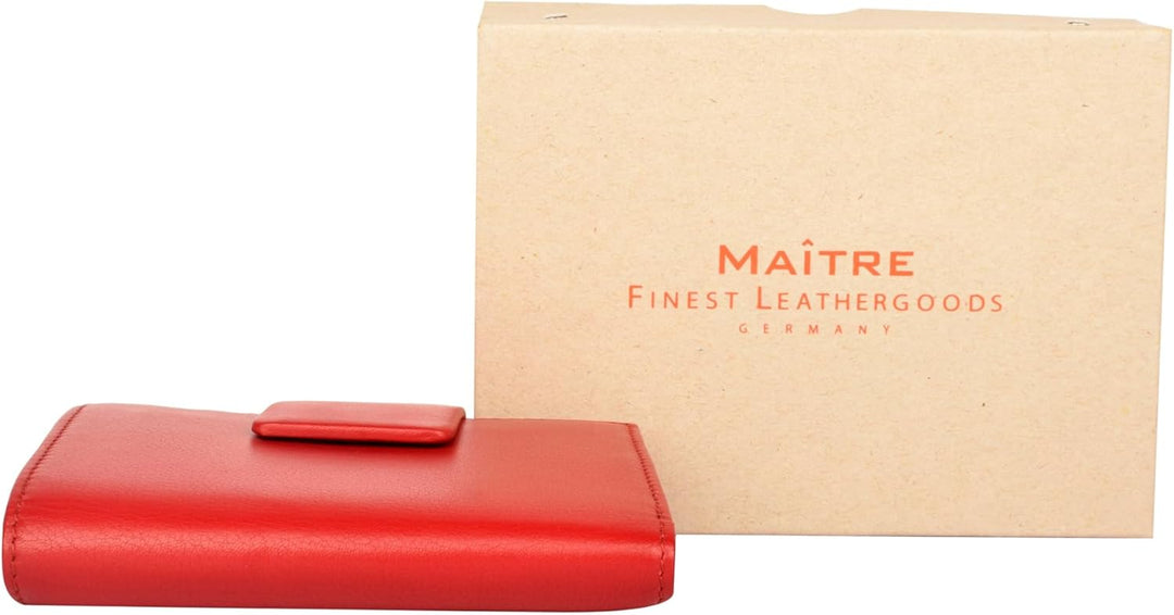 Maitre - Belg Dartrud Purse MH11F Rot Farbe:rot / Material:textile,leather, Farbe:rot / Material:tex