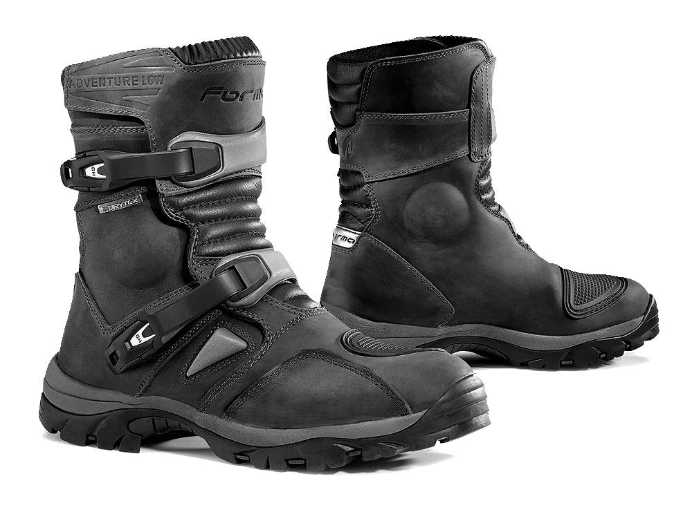 Forma FORC50 W-9938 Stiefel Moto Adventure low WP Eichzulassung CE, Schwarz 44 EU, 44 EU