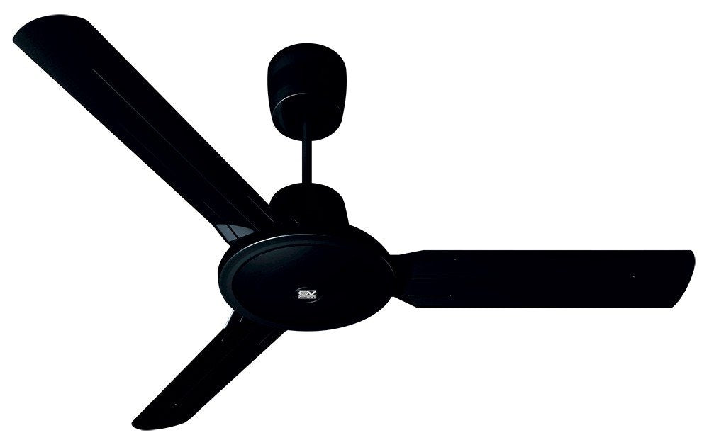 Vortice 61756 Nordik Evolution R 120/48" Deckenventilatoren, 70 W, schwarz, Ø 122 cm, 7 Ø 122 cm Sch
