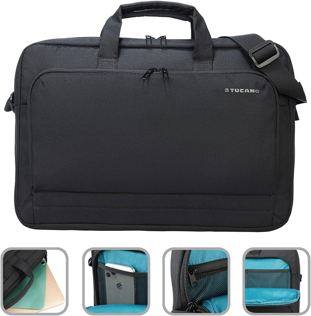 Tucano Star - Laptoptasche kompatibel mit MacBook Pro, mit Schultergurt, Kofferbefestigungsgurt, für