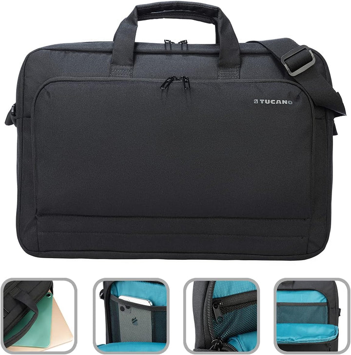 Tucano Star - Laptoptasche kompatibel mit MacBook Pro, mit Schultergurt, Kofferbefestigungsgurt, für