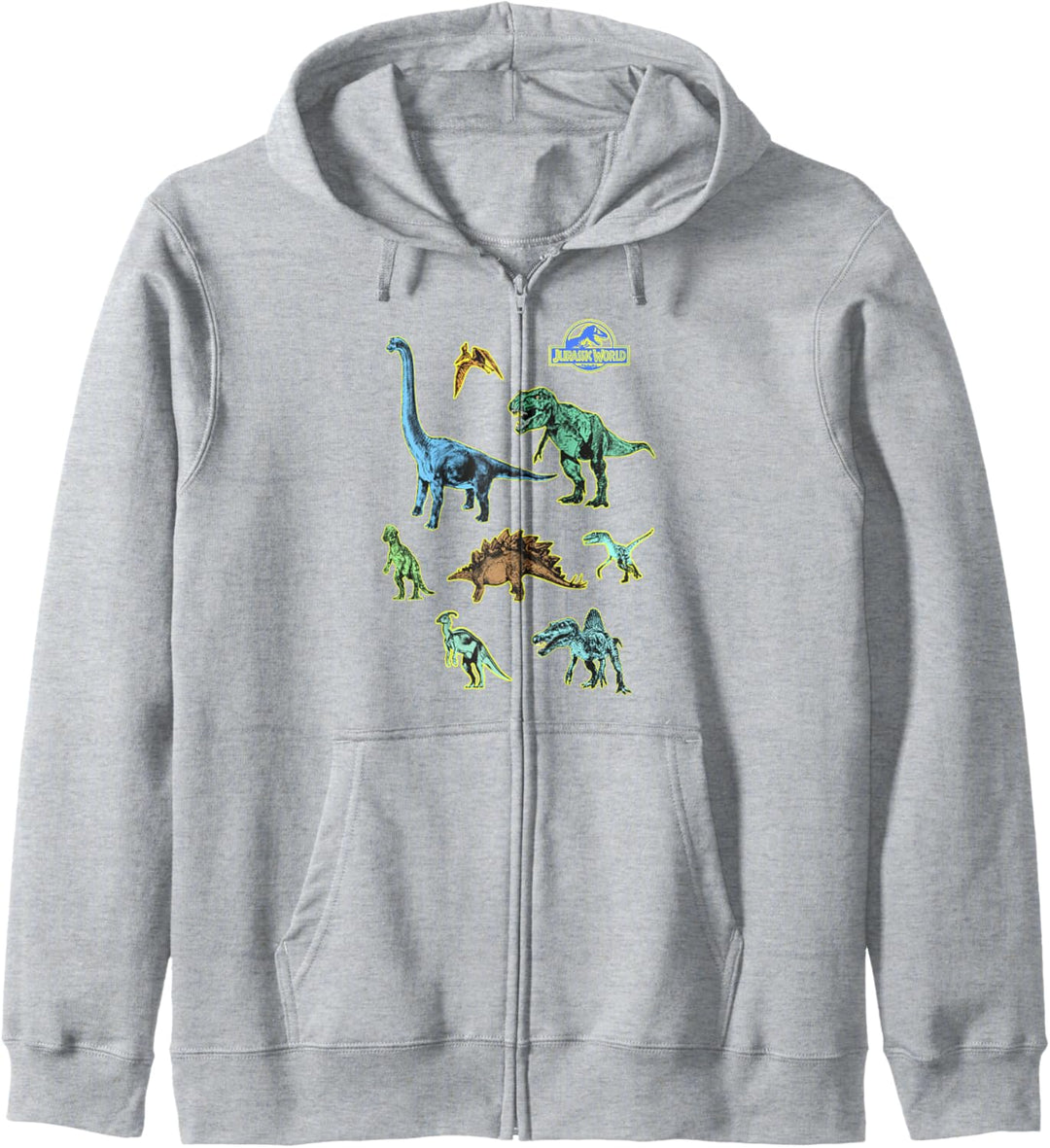 Jurassic World Neon Dinosaurs Kapuzenjacke