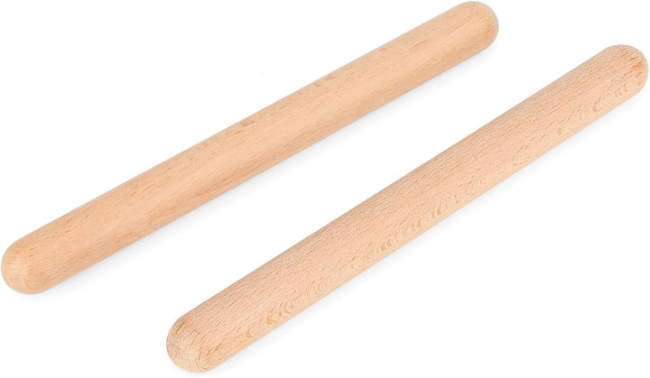 SEUICYNE 24 Stück 20cm Rhythmusstöcke Klangholz Instrument Klangstäbe aus Holz Klanghölzer für Musik