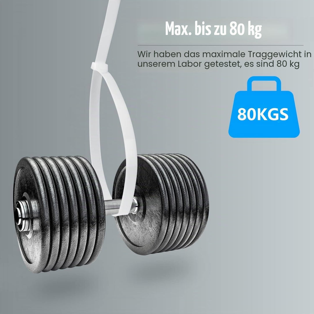 Armpow 450mm x 9mm Kabelbinder Set - 100 Stück, Braun, Breit, 80KG Zugfestigkeit, UV-Beständig, Lang