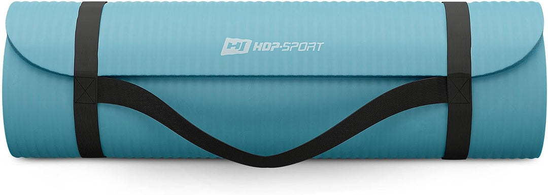 Hop-Sport Gymnastikmatte 190 x 60 cm x 2 cm, Sportmatte - gelenkschonend &amp; rutschfest, Fitnessmatte