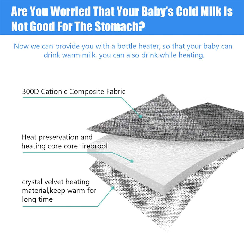USB Heizung Tragbare Babyflaschenwärmer Infant Fütterung Becher Milchwärmer Beheizte Abdeckung Aufbe