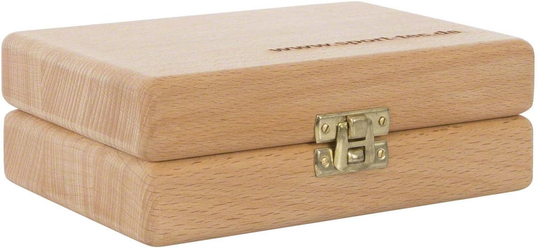Sport-Tec Thera Band Handtrainer-Set Fingertrainer Antistressball, 4 Stärken inkl. Holzbox
