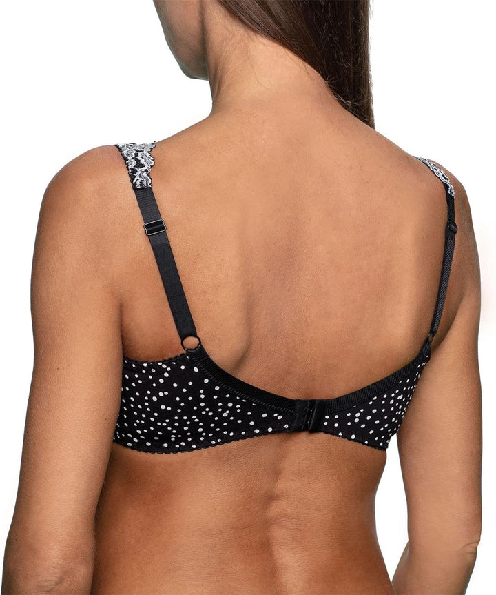 frugue Damen Kompressions BH nach Brust Op, mit Taschen 75B Schwarz Gepunktet, 75B Schwarz Gepunktet