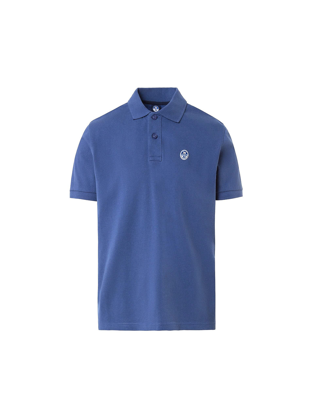 NORTH SAILS Herren Ss Polo W/Logo Polohemd, Dark Denim