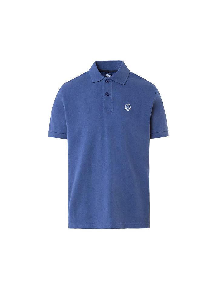 NORTH SAILS Herren Ss Polo W/Logo Polohemd, Dark Denim