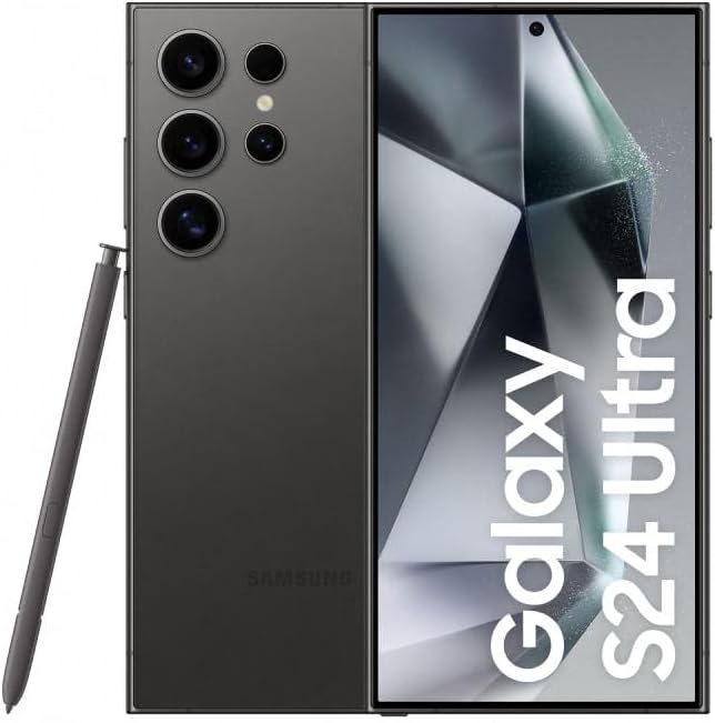 Samsung S928B Galaxy S24 Ultra 5G 256 GB (Titanium Black) ohne Simlock, ohne Branding